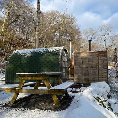 Pine Cosy Winter Cabin - Hot Tub & Log Burner Apartment บาร์มัธ ภายนอก รูปภาพ